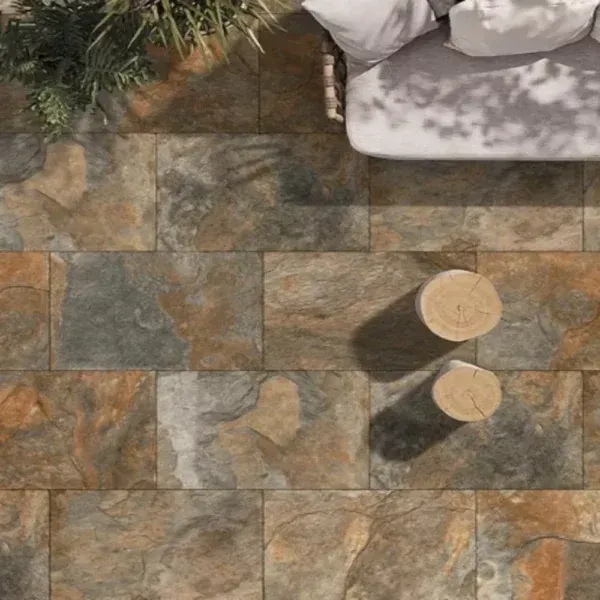 Rustic Slate Porcelain Paver in 900x600 available in County Durham