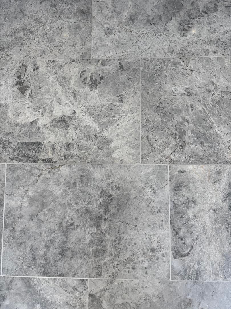 Silver Cloud Honed Marble in 610x406 available County Durham