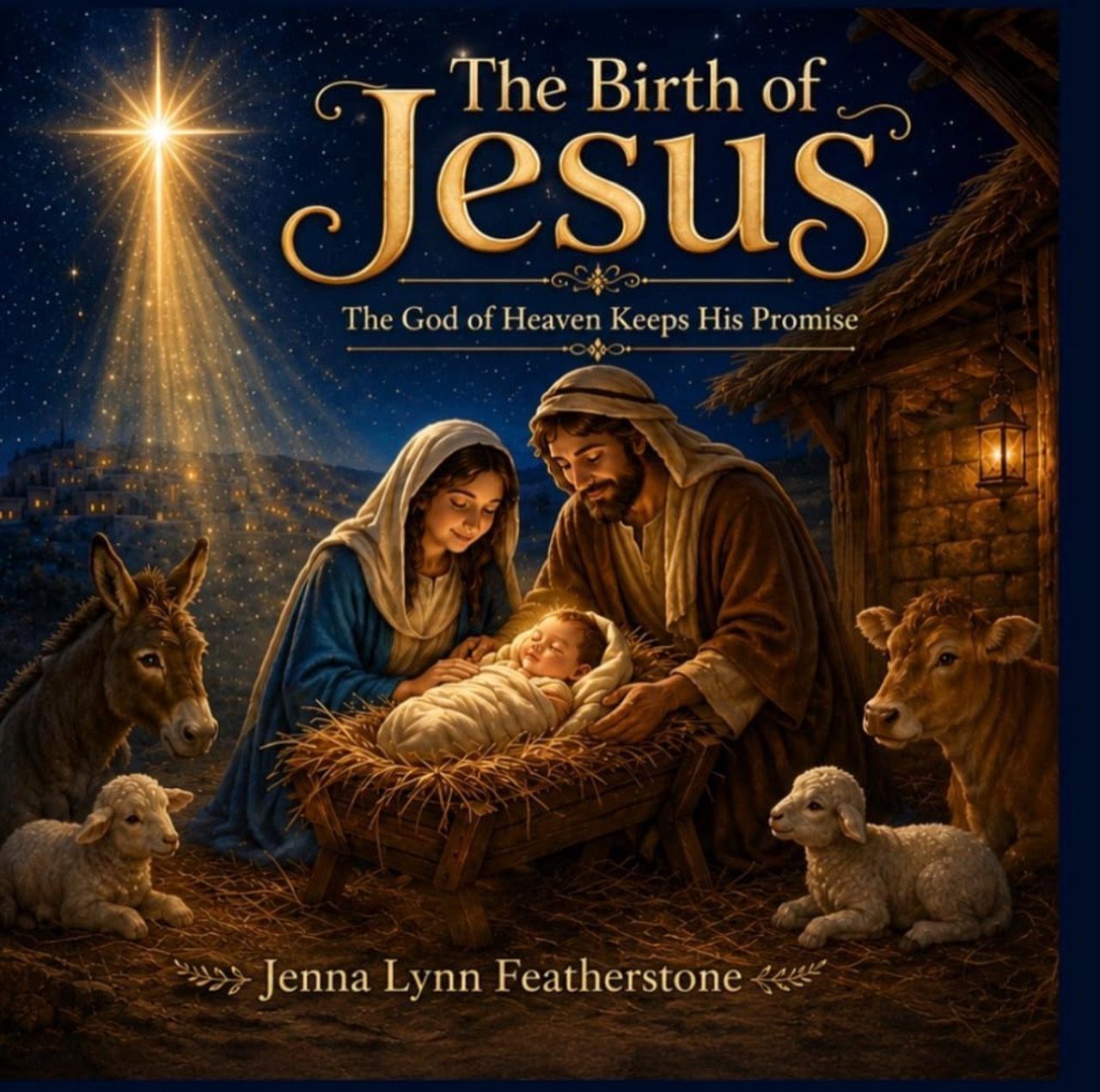 The Birth of Jesus: The God of Heaven Keeps His Promise book cover by Jenna Lynn Featherstone