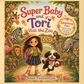 Super Baby and Tori Visit the Zoo: A Fun Animal Adventure About Habitats, Food, Friendships, and Cool Facts