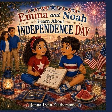 Emma and Noah Learn About Independence Day: A Fourth of July book About Freedom, the Declaration of Independence, and America’s Birthday
