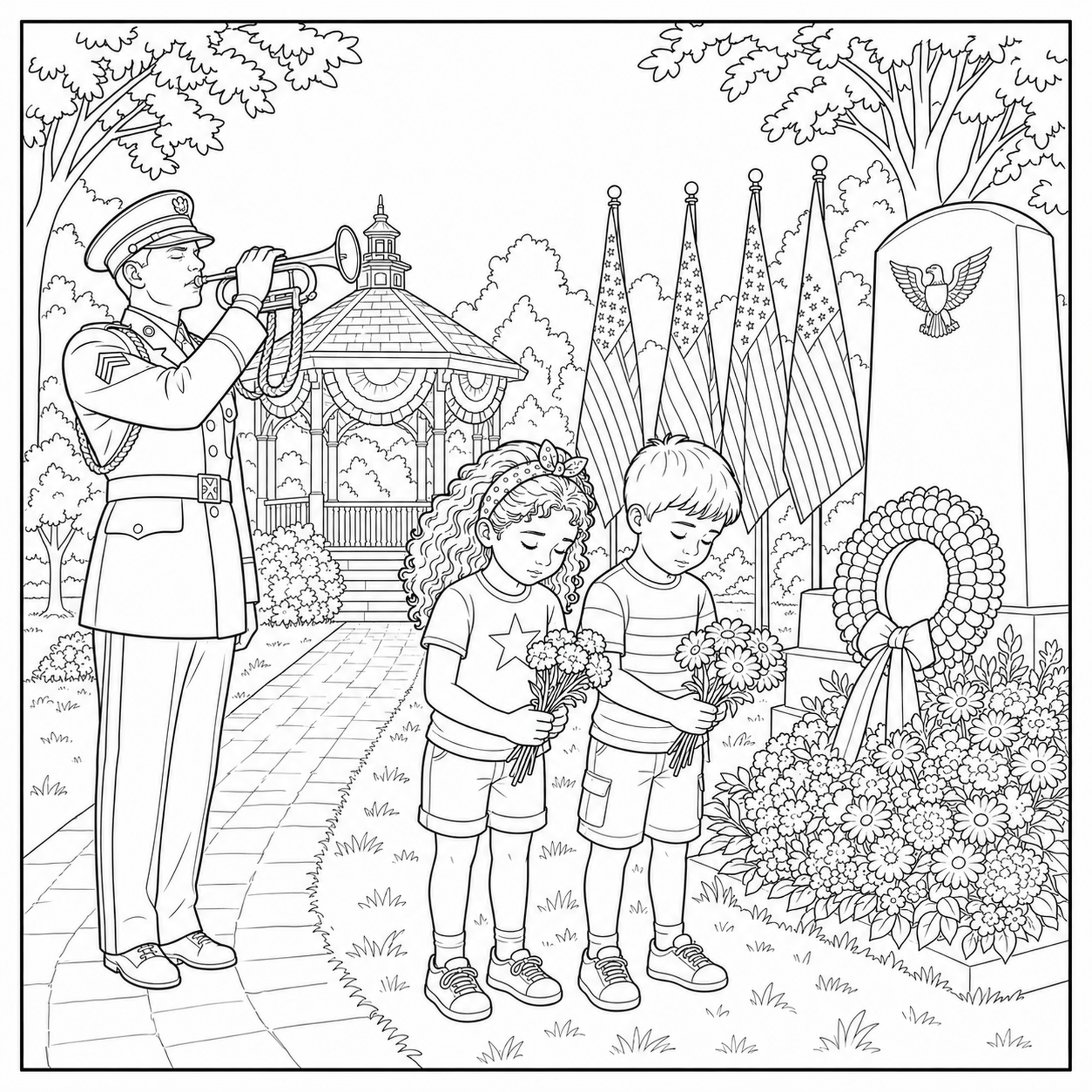 Listening to Taps printable preview