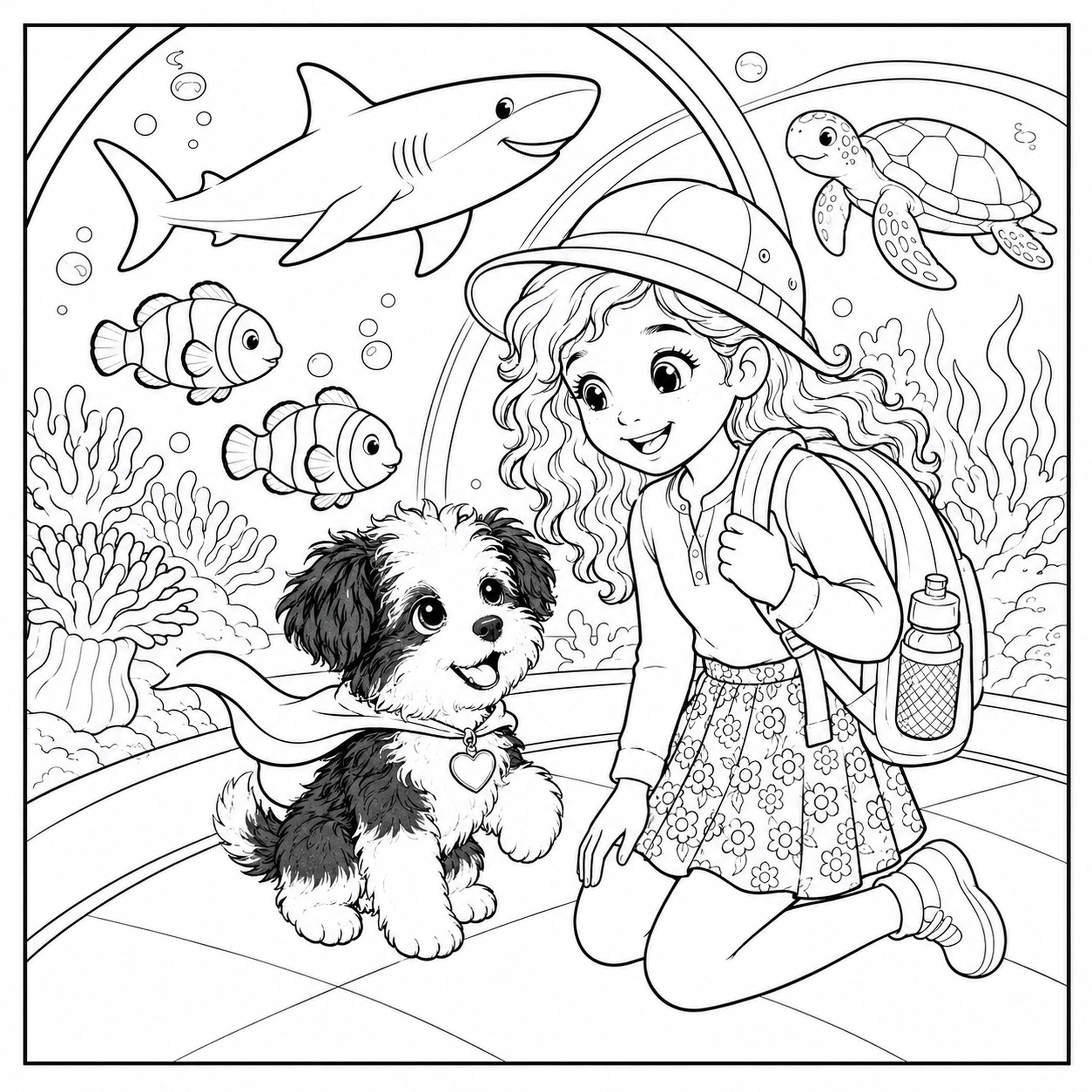Aquarium Adventure printable preview