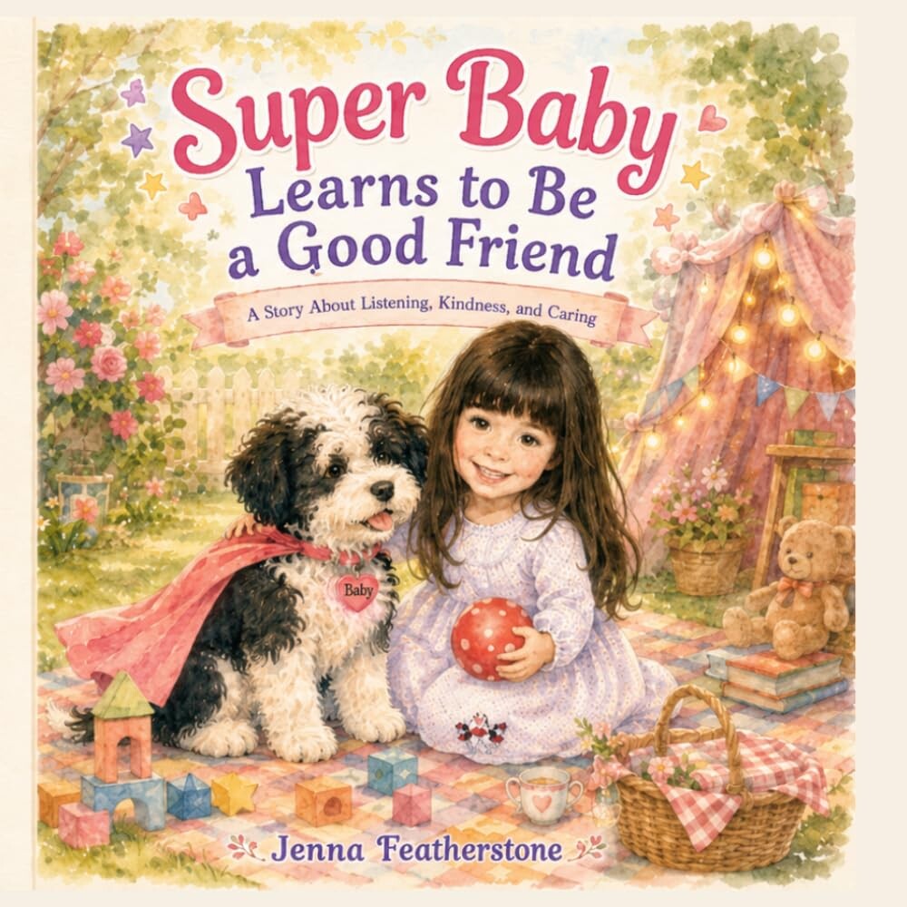 Super Baby Learns to Be a Good Friend book cover