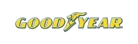 Goodyear logo in yellow and blue with stylized winged foot on white background | Automotive Physicians