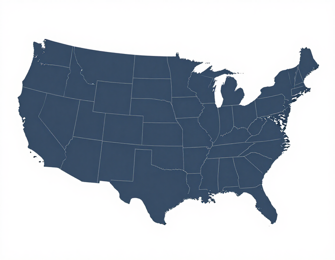 Map of the United States