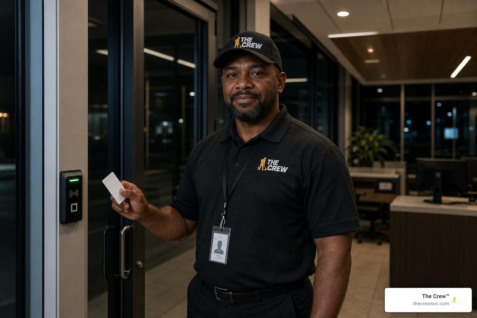 secure office cleaner