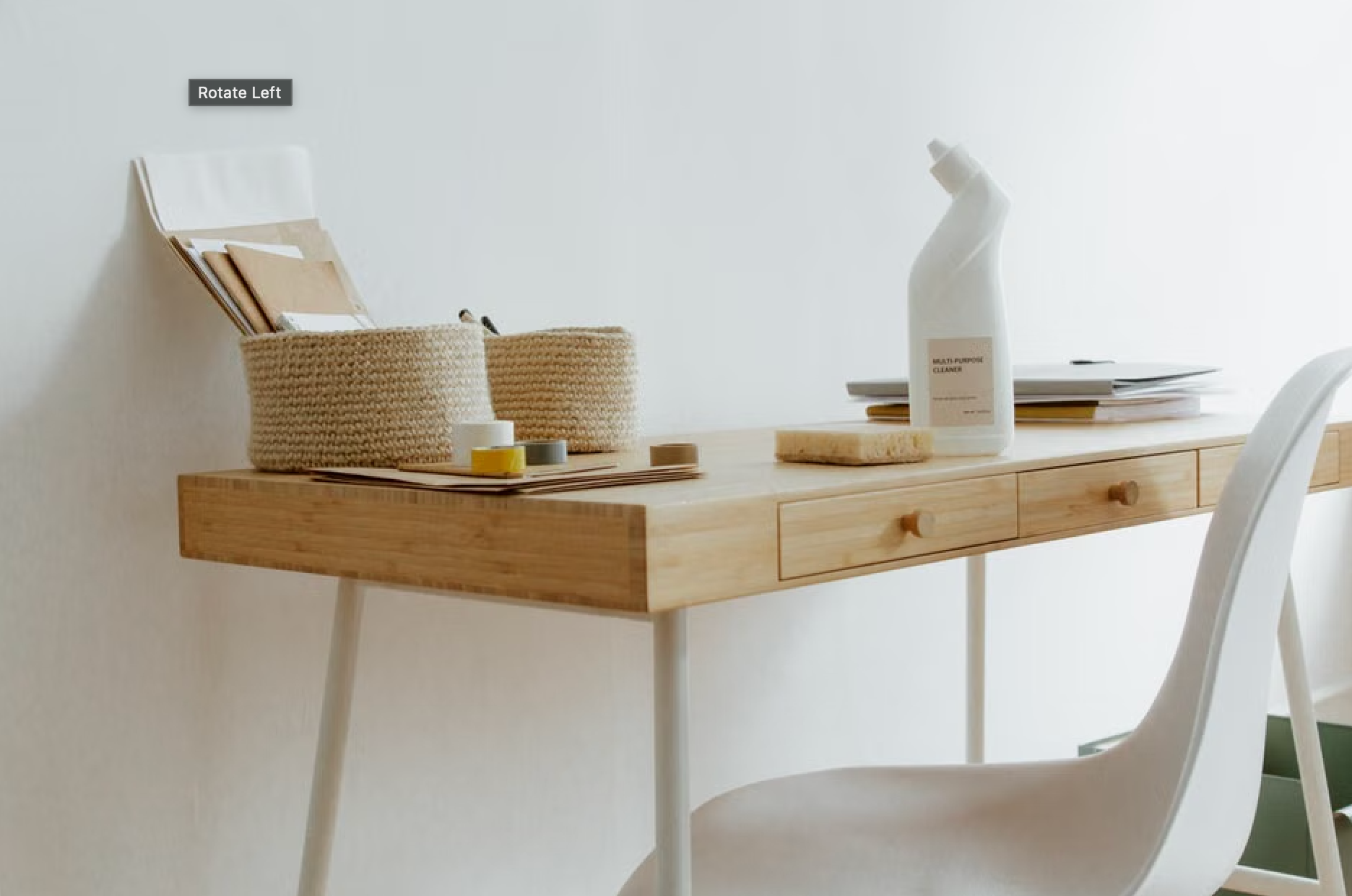 clean office space