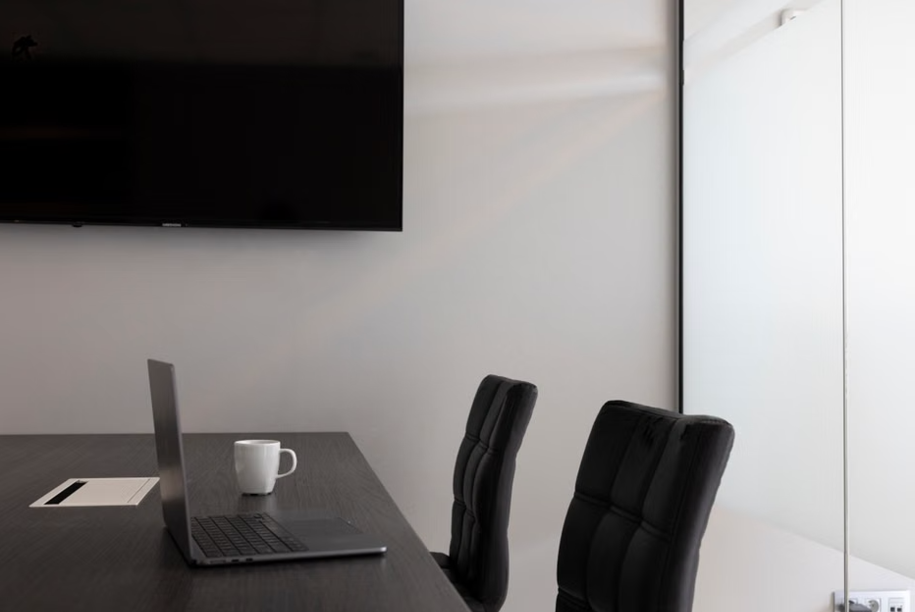 clean modern office workspace