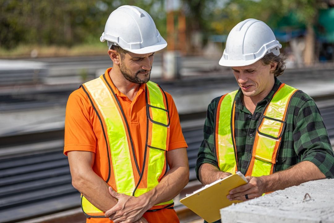 facility manager reviewing staffing plans for janitorial services