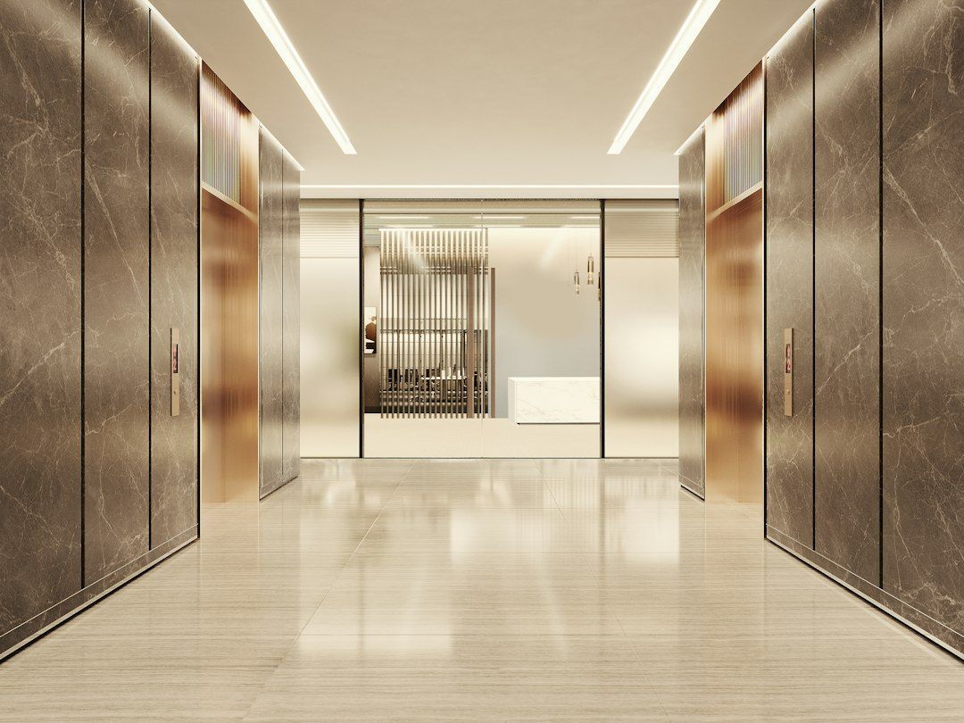 office lobby cleaning