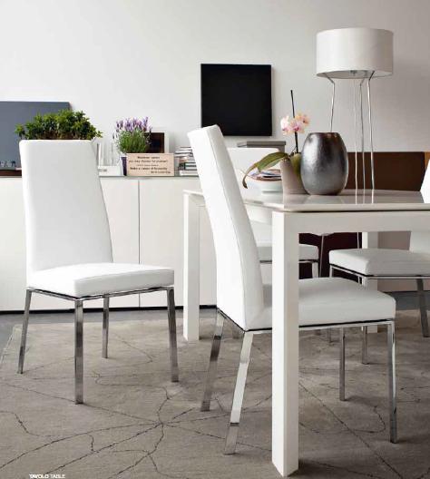 Calligaris - Bess Chair -Chrome Leg