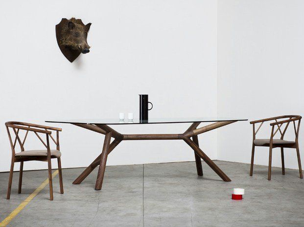 Miniforms Walnut Otto Table, Modern Furniture in Marin CA