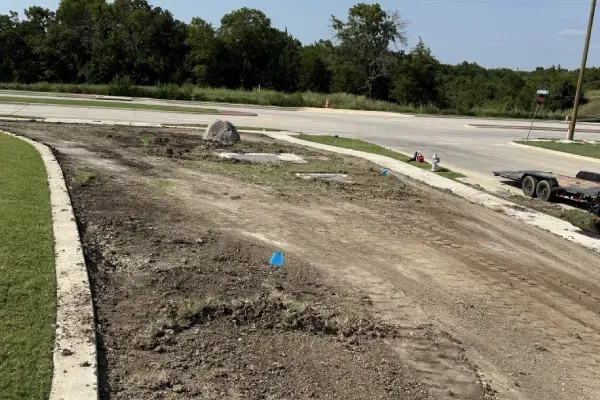 driveway grading and excavation in Sherman TX