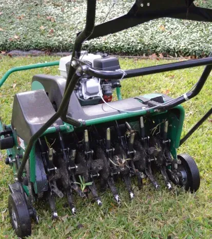 lawn aeration and overseeding services in sherman tx