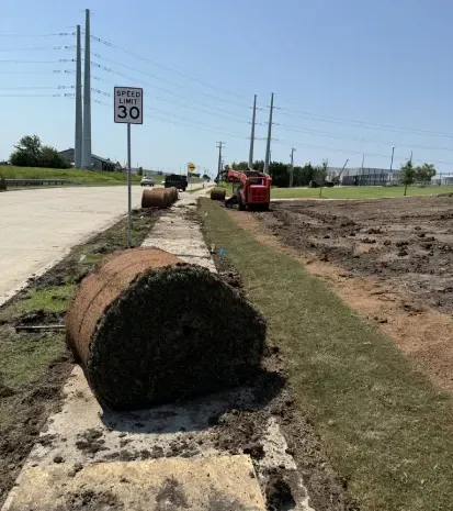 sod installation and hydroseeding services in sherman tx