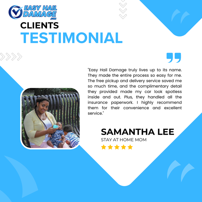 Dallas automotive hail damage testimonial