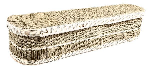Bespoke coloured coffin