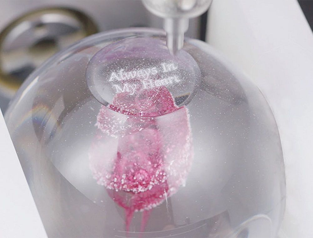 Engraved paperweight