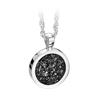 Silver black pendant