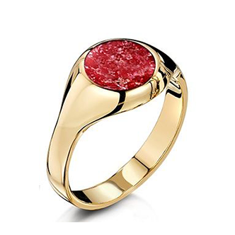 Gold ruby ring