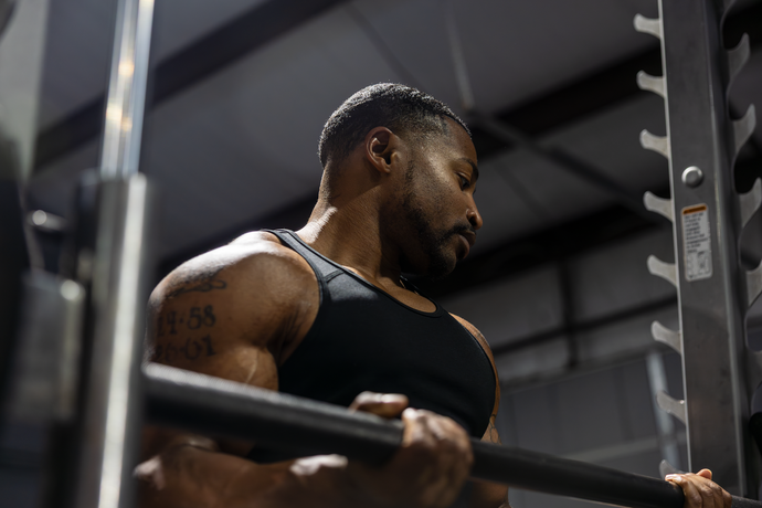 Your Trainer Trey Johnson at 360 image fitness doing bicep curls exercising to build strength and muscle with Biceps by Trey