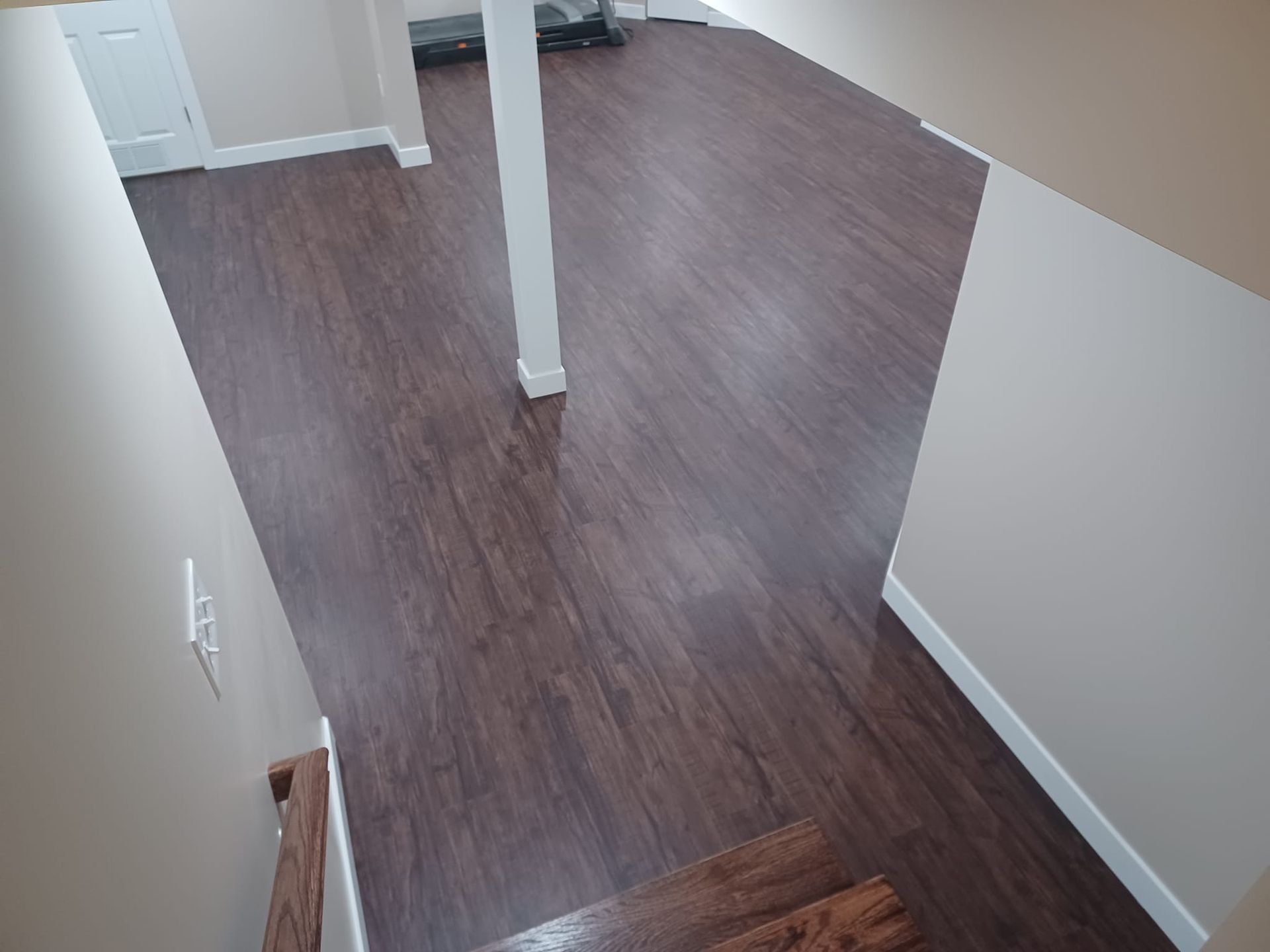 Hallway Dark Flooring