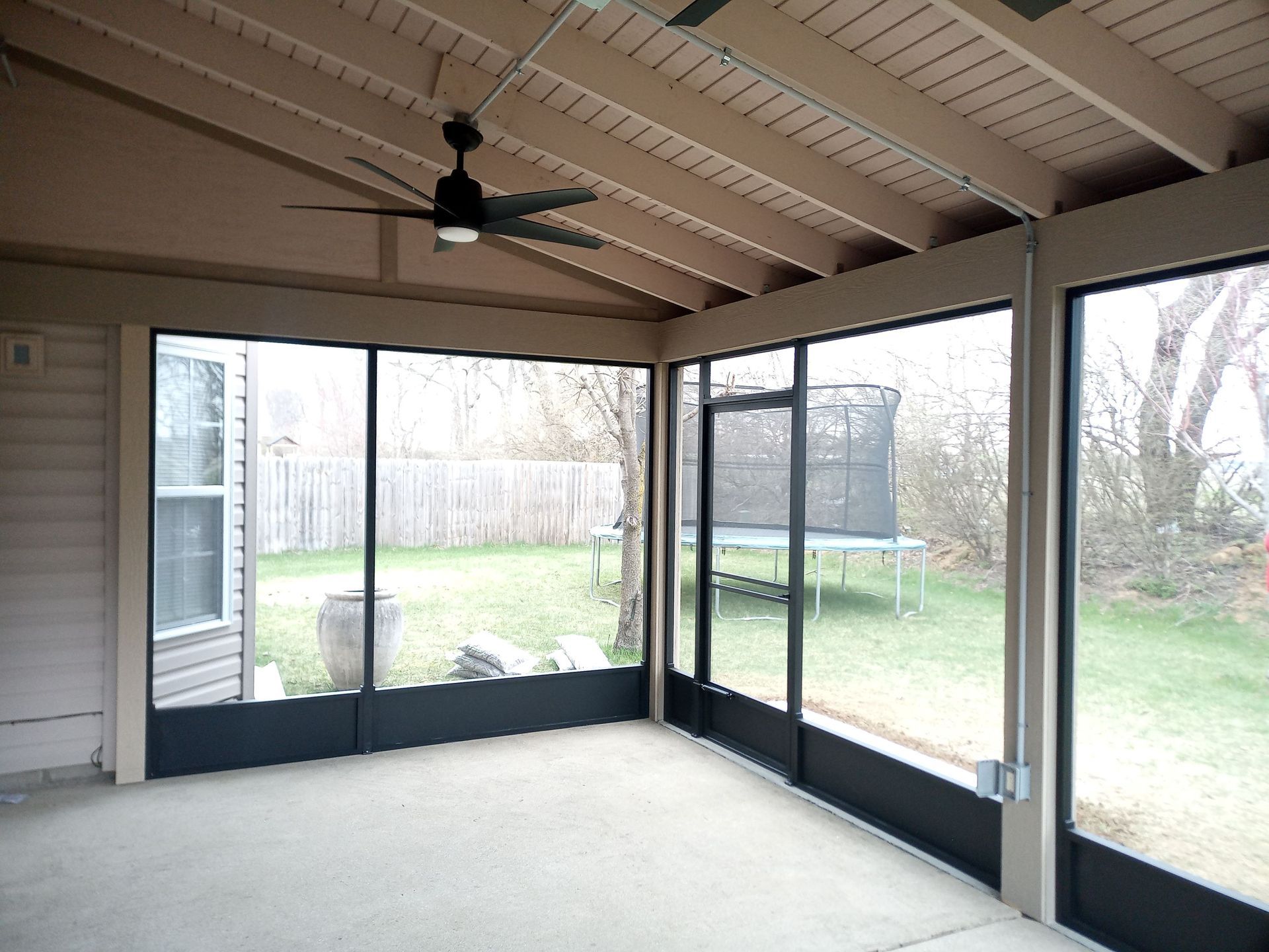 Extended Patio Roof