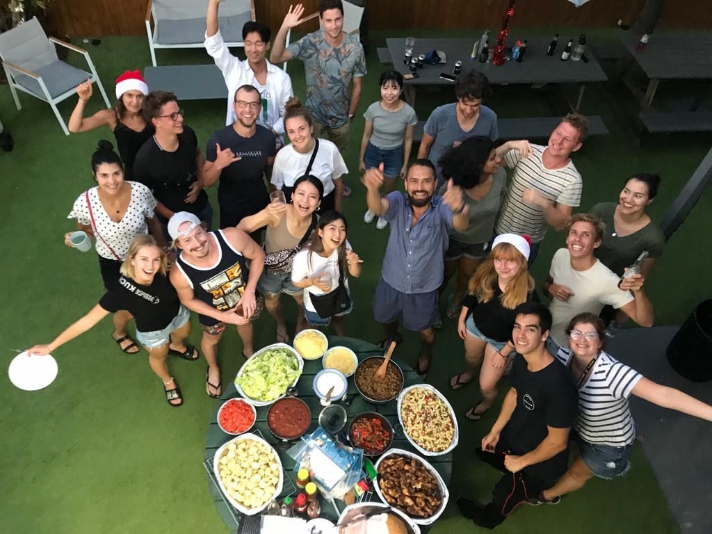 Guest gatherings at Mumma's Hostel - Pint on Punt Hostel's partner
