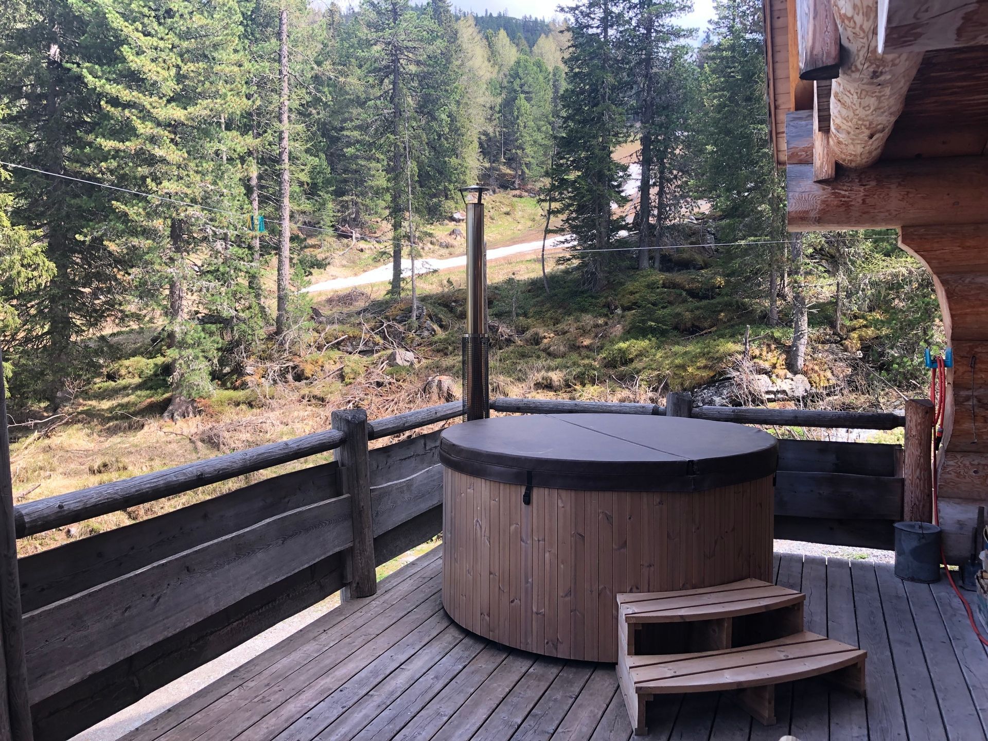 Golden Eagle Hot Tub on Terrace