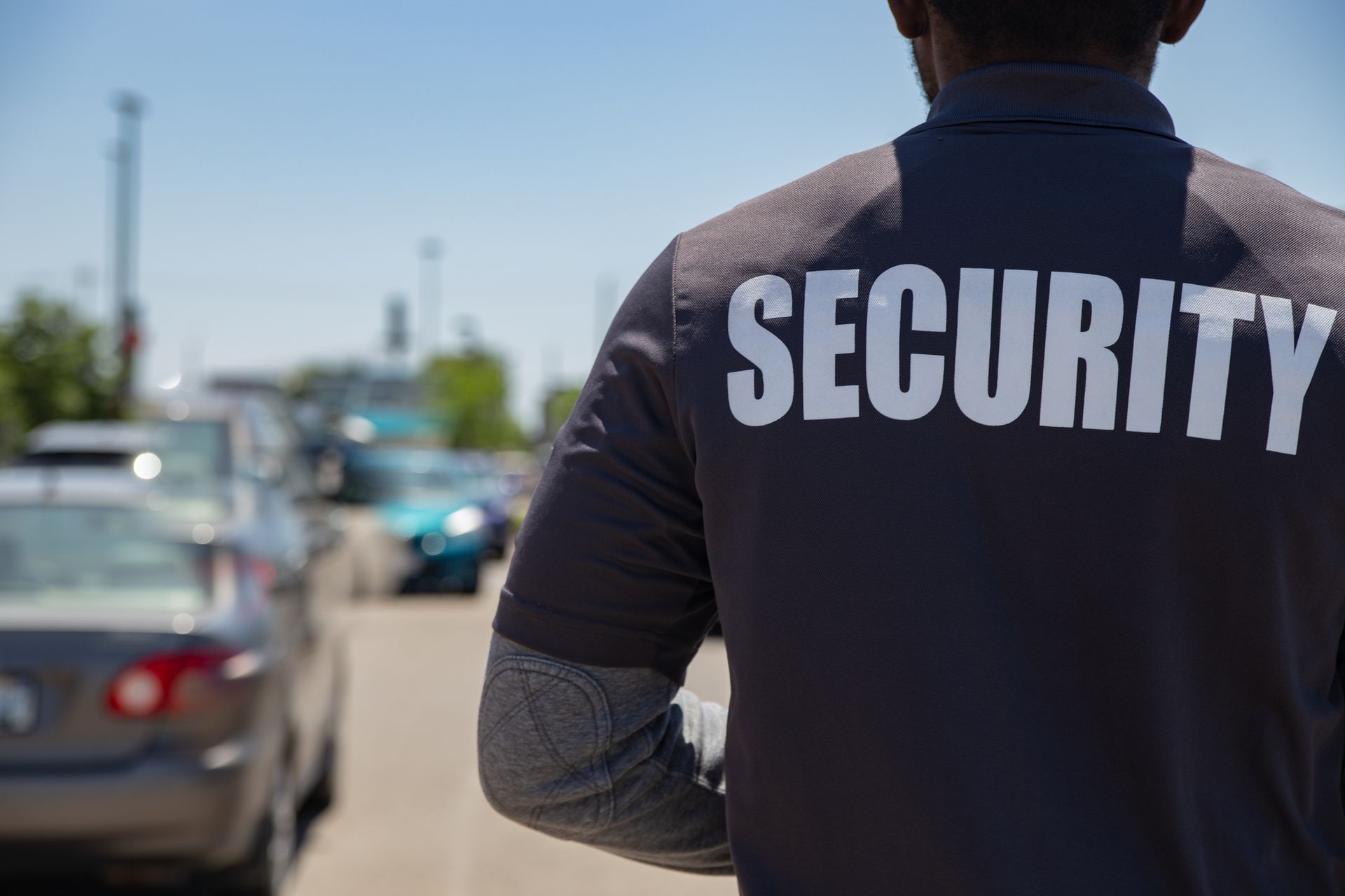Security guard with 