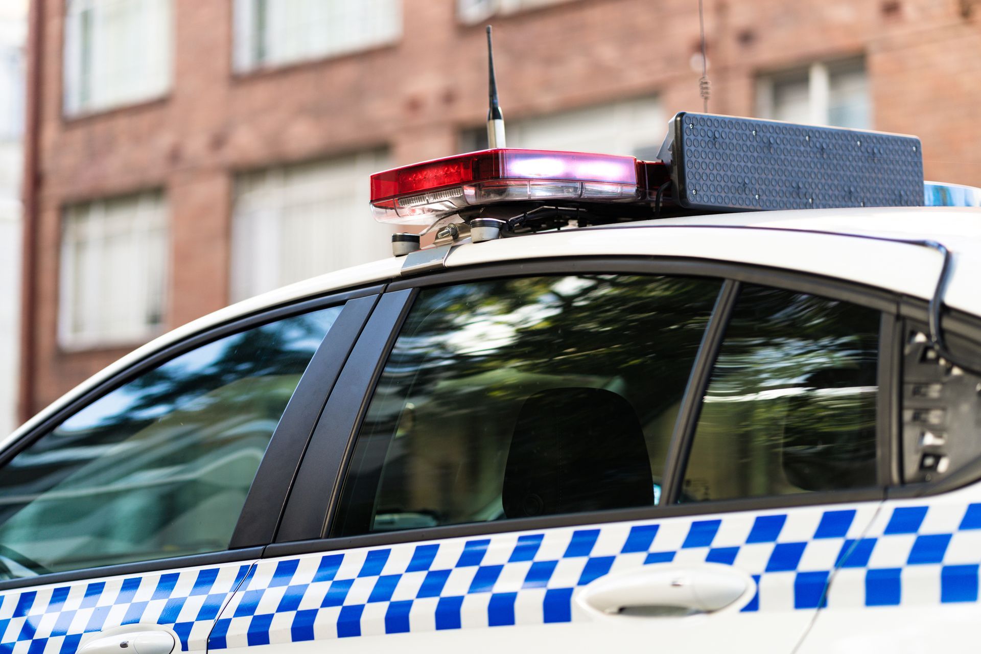 A security patrol car.