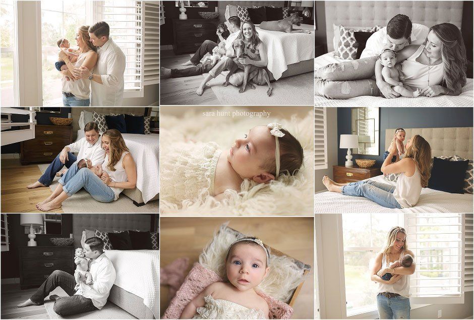 Family photoshoot in the bedroom — Pearland, TX — Sara Hunt Photography