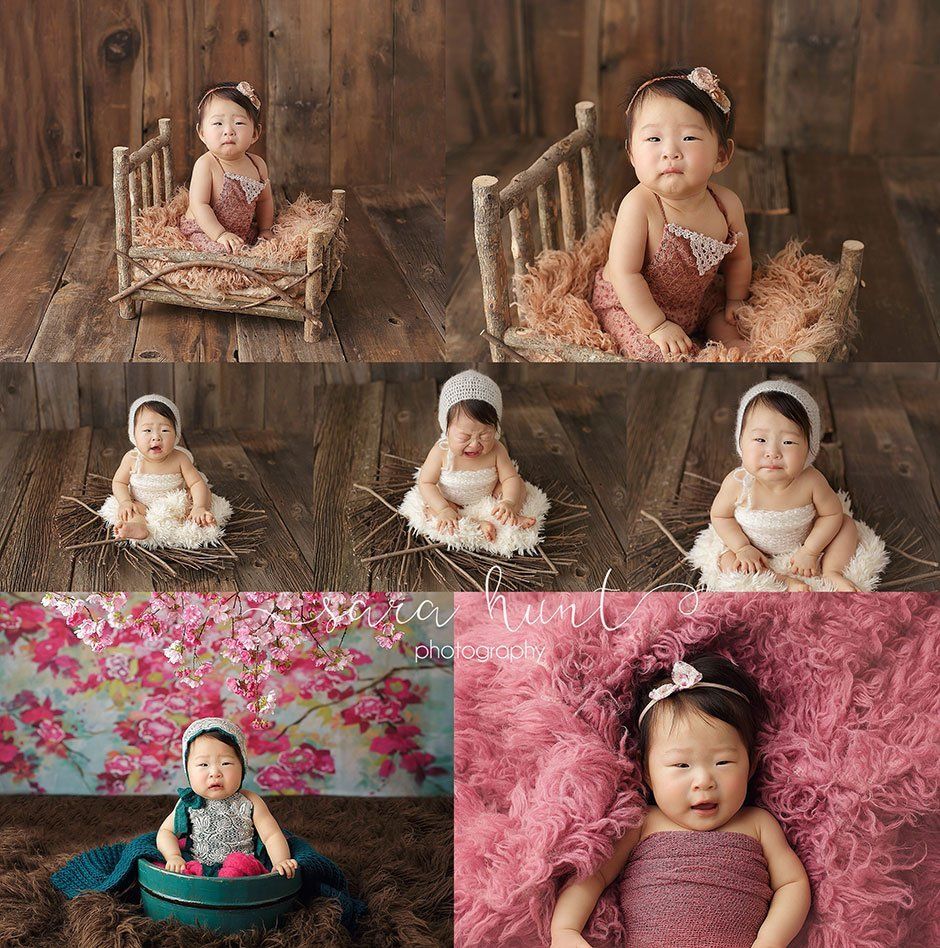 Baby Chloe's collage — Pearland, TX — Sara Hunt Photography