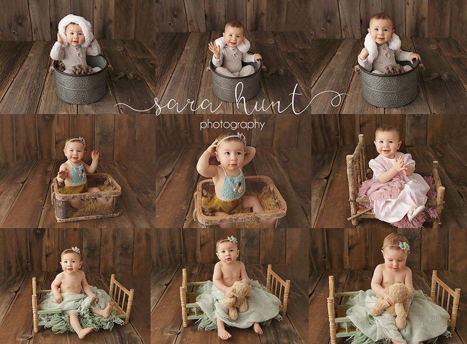 Baby Vivian's collage — Pearland, TX — Sara Hunt Photography