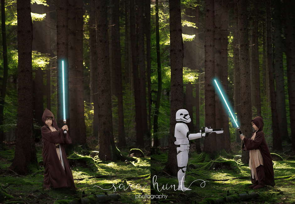 Young jedi photo — Pearland, TX — Sara Hunt Photography