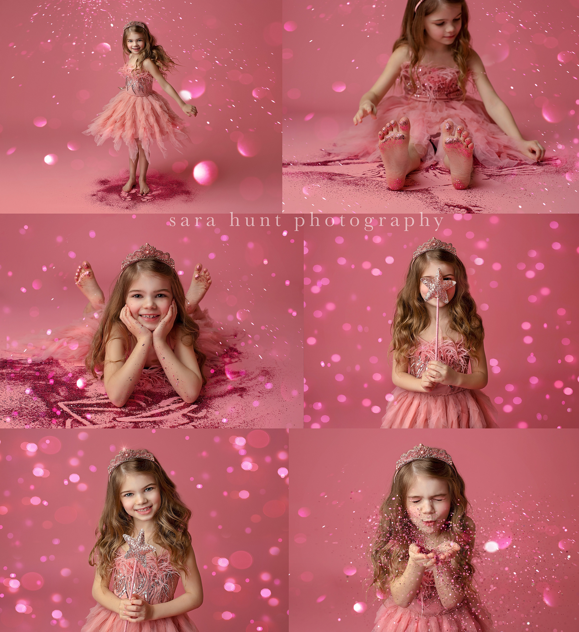 Pink glitters theme photography — Pearland, TX — Sara Hunt Photography