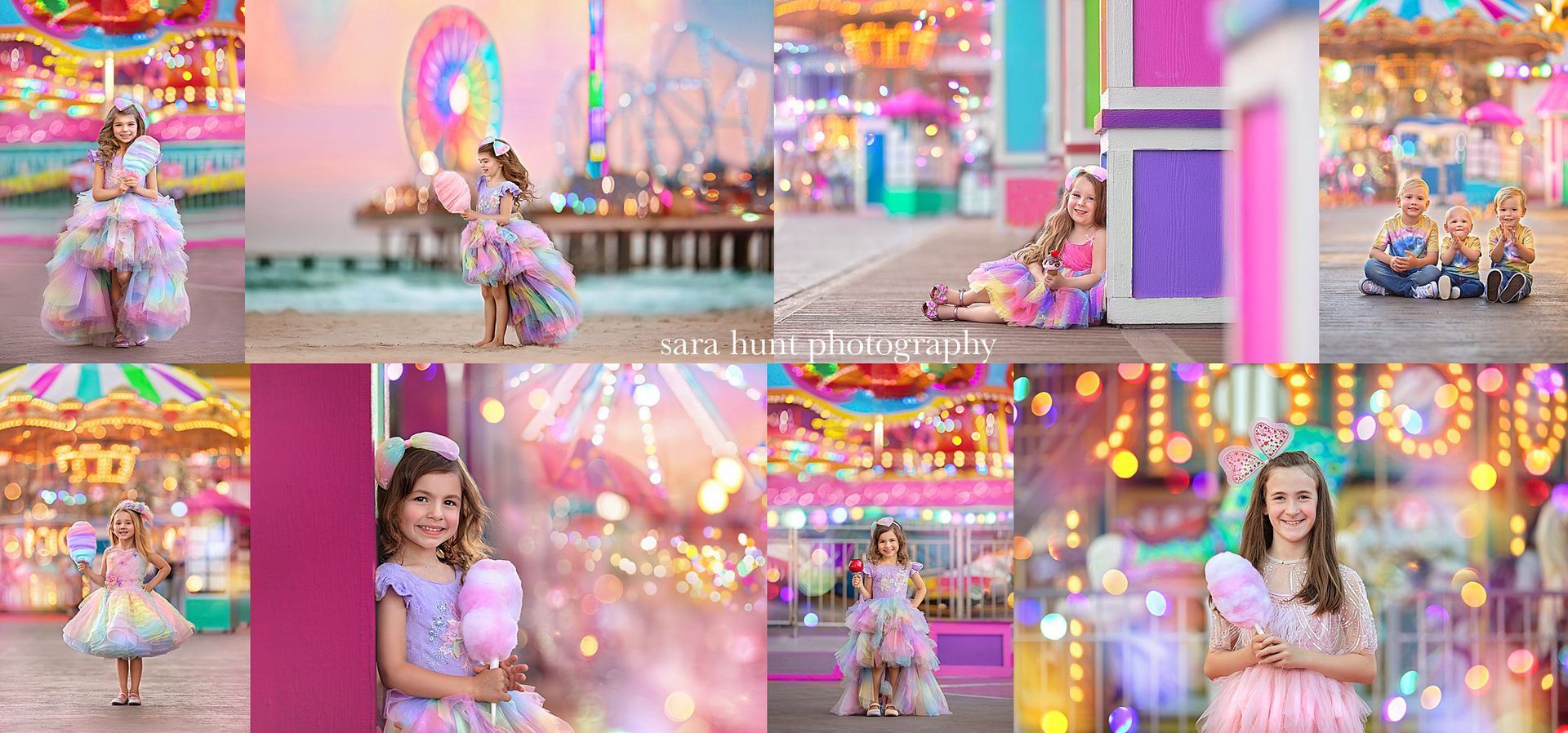 Collage images at the carnival — Pearland, TX — Sara Hunt Photography