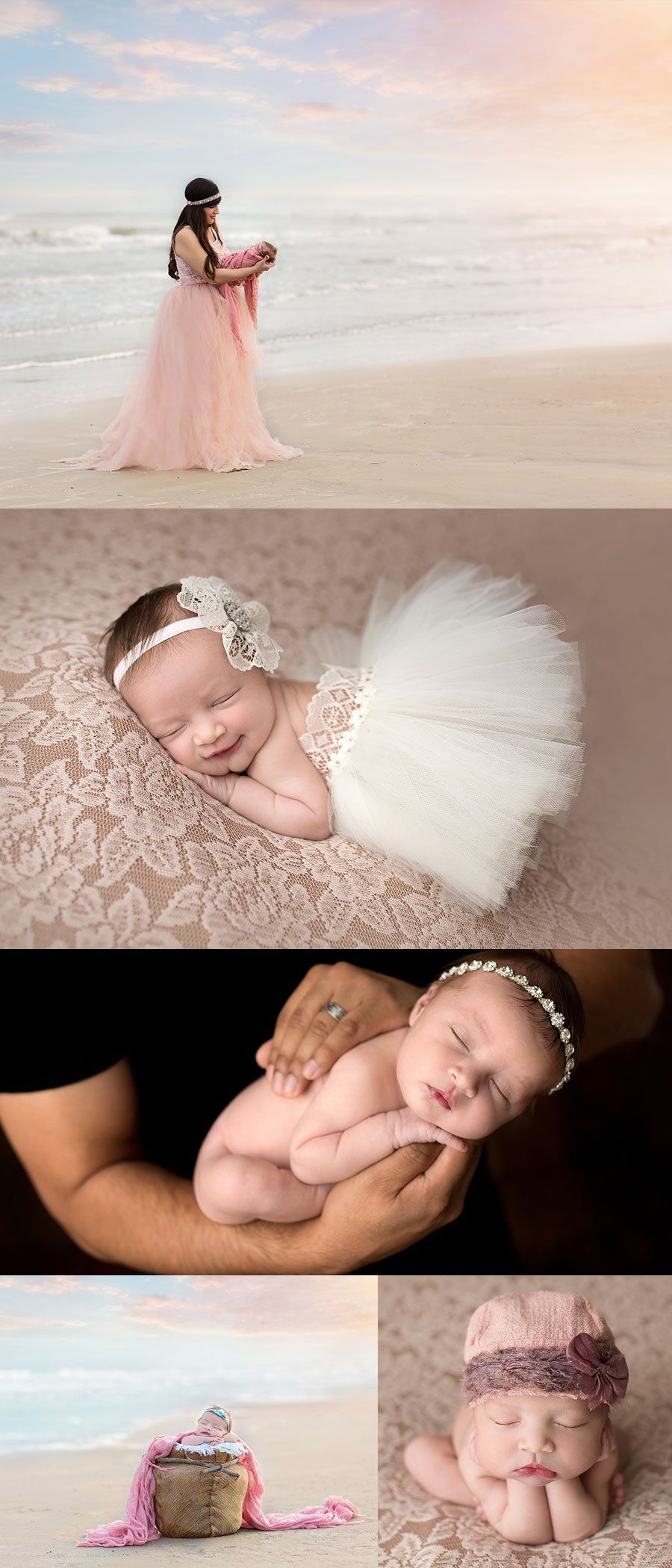 Baby Camryn's collage photo — Pearland, TX — Sara Hunt Photography