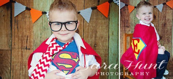 Kid in Clark Kent costume — Pearland, TX — Sara Hunt Photography Kid in Clark Kent costume — Pearland, TX — Sara Hunt Photography