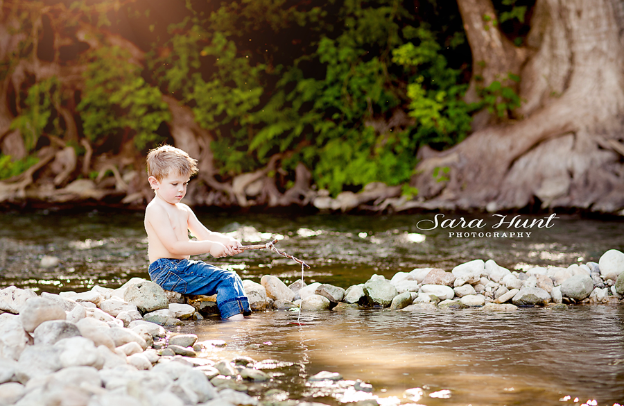 The Great Outdoors Snapshot — Kid Fishing in The River in Pearland, TX The Great Outdoors Snapshot — Kid Fishing in The River in Pearland, TX