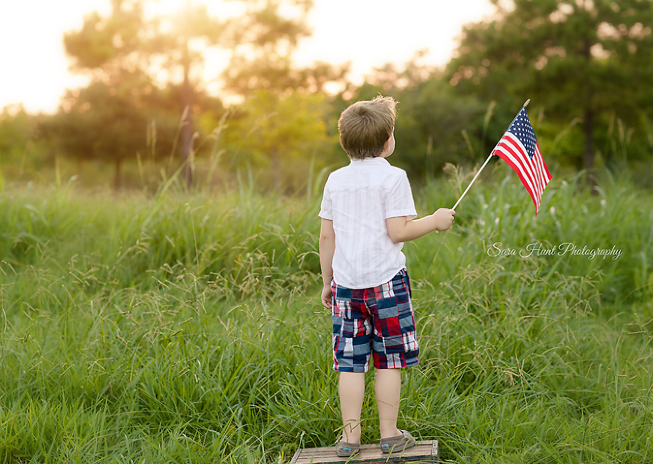 Boy showing his back — Pearland, TX — Sara Hunt Photography