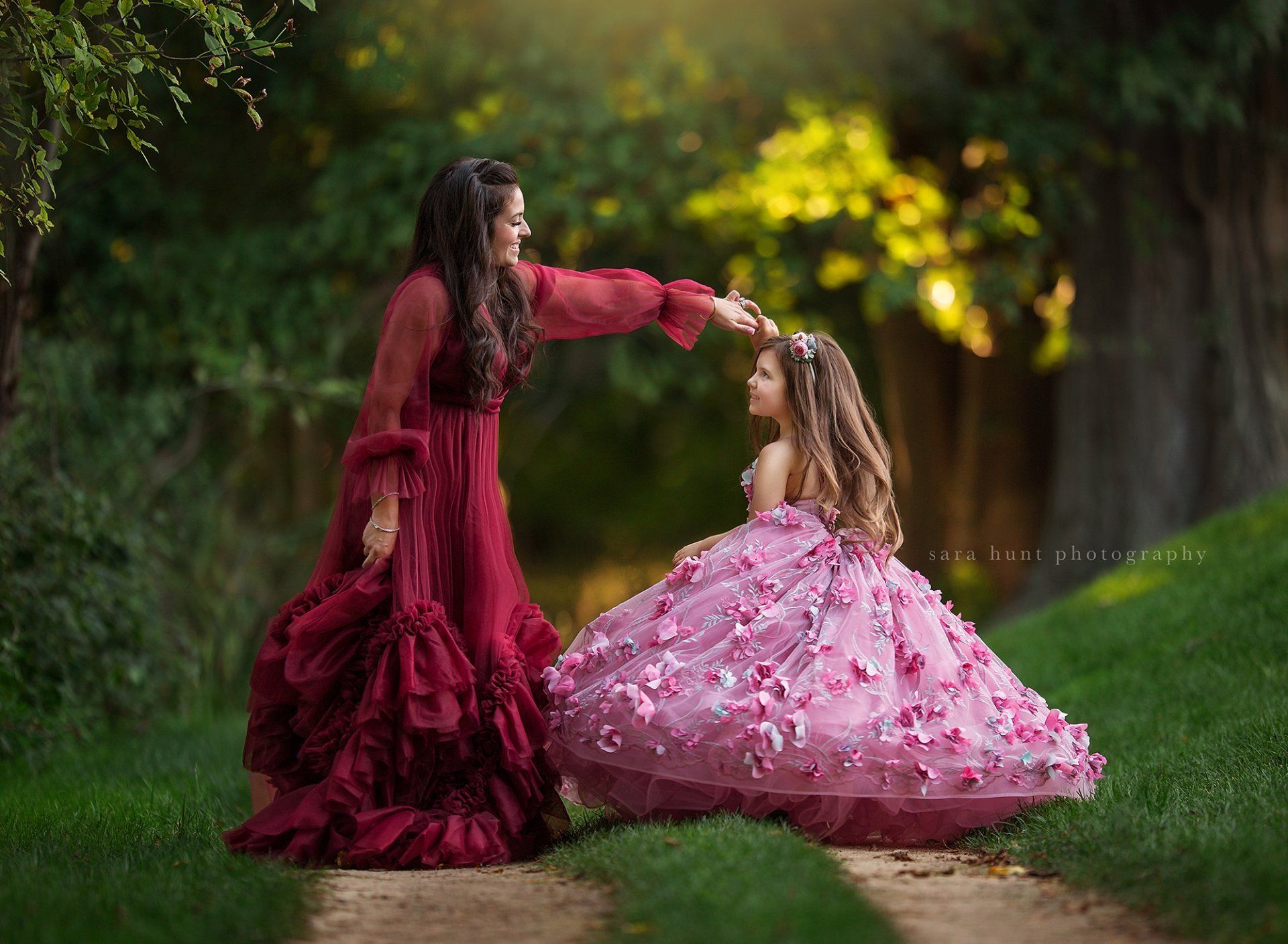 Shot of a mother while holding her daughter's hand — Pearland, TX — Sara Hunt Photography