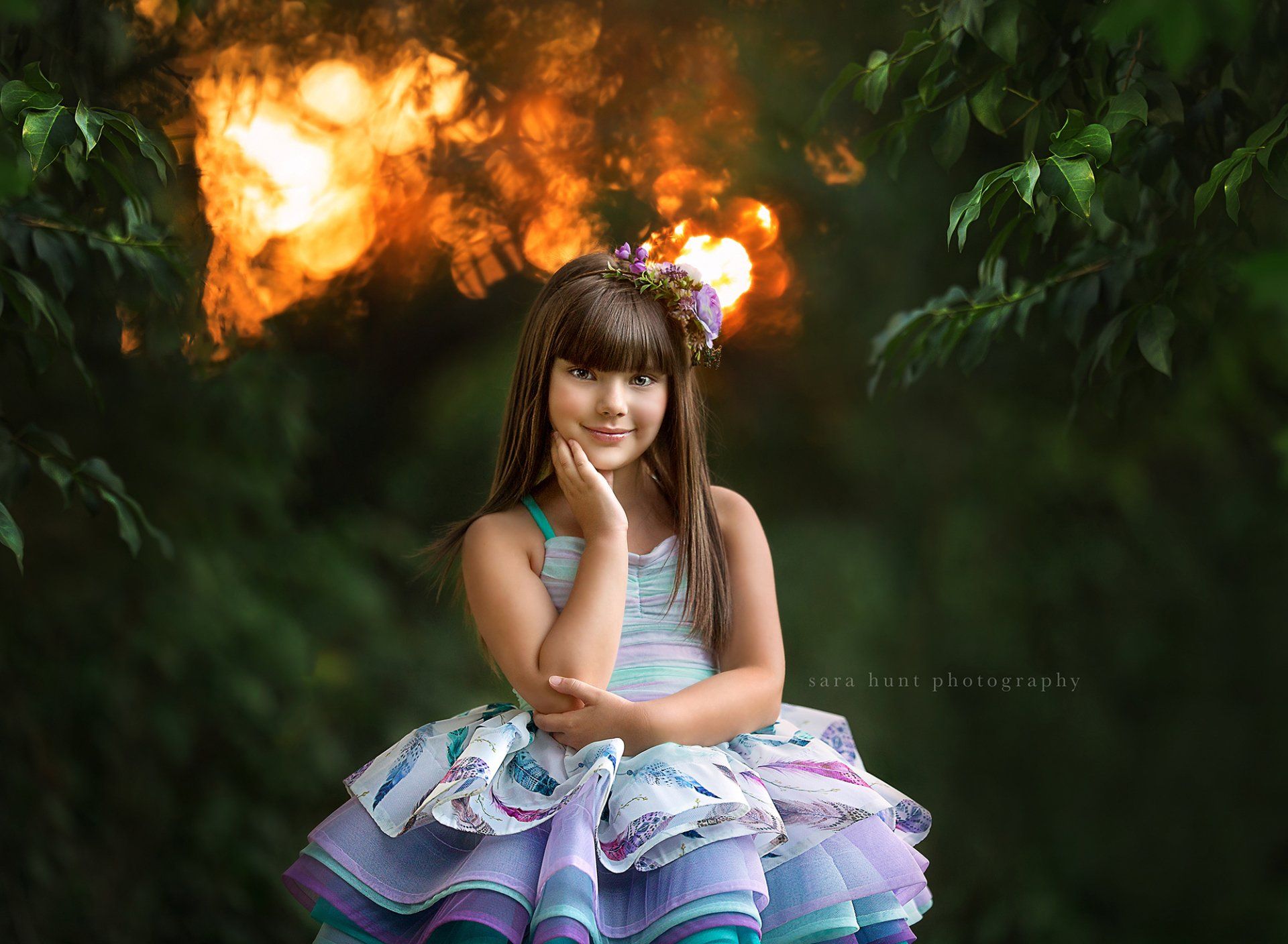 Close-up shot of girl with bangs — Pearland, TX — Sara Hunt Photography