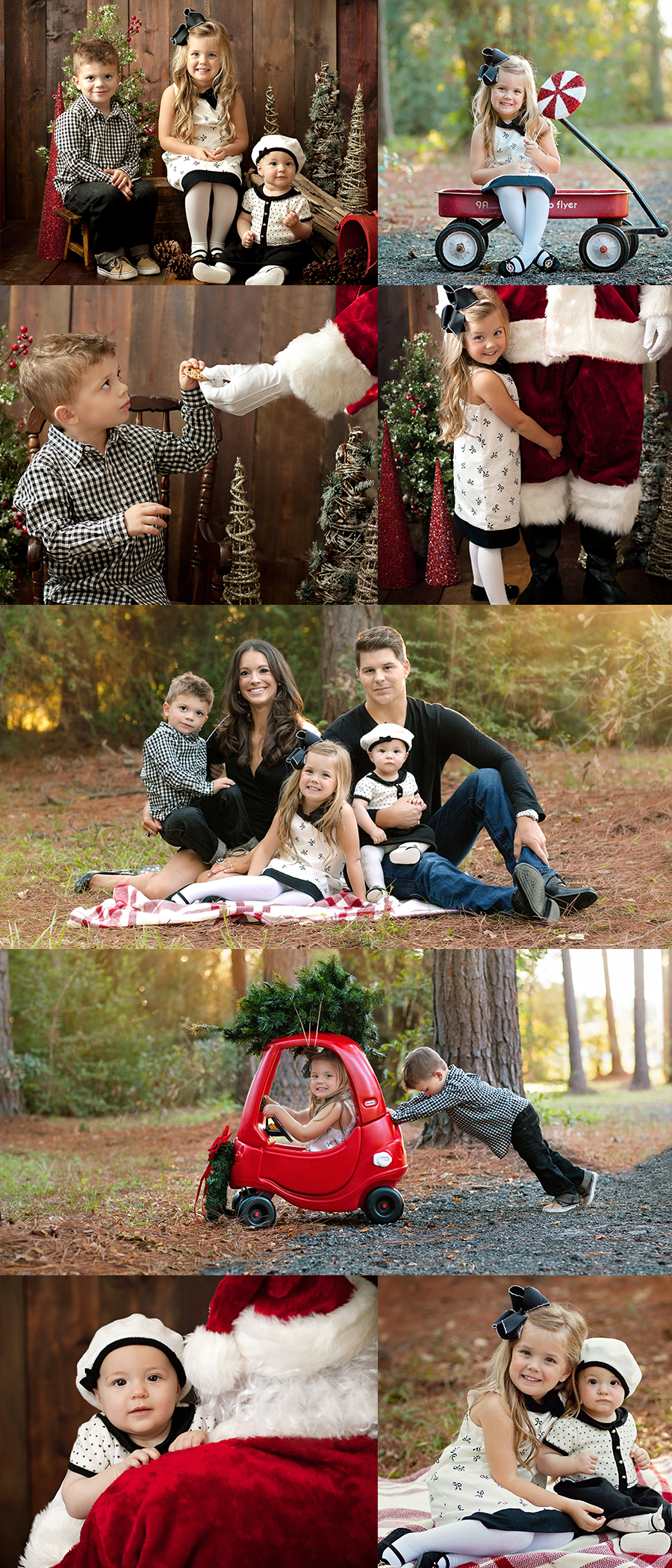 Black and white clothes theme — Pearland, TX — Sara Hunt Photography