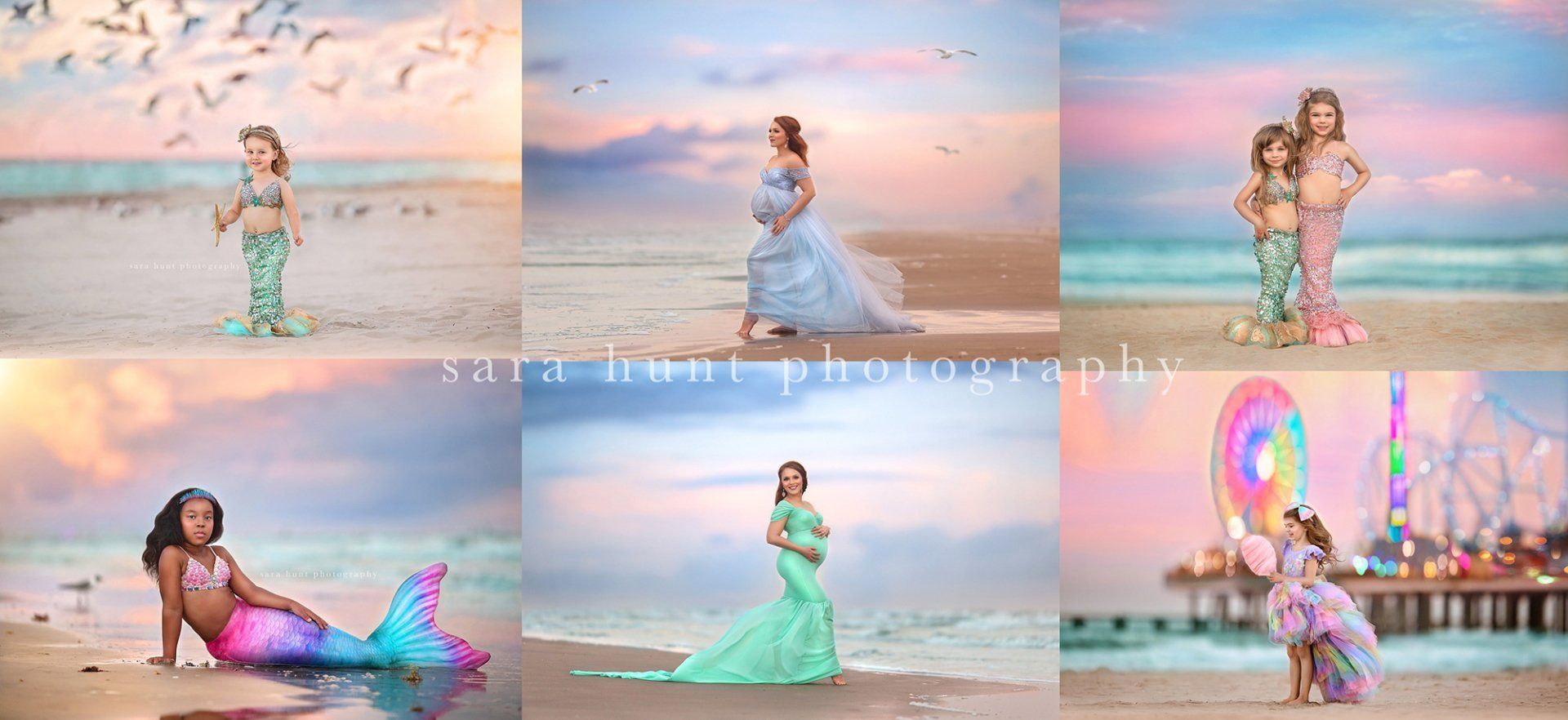 Different images at the beach — Pearland, TX — Sara Hunt Photography