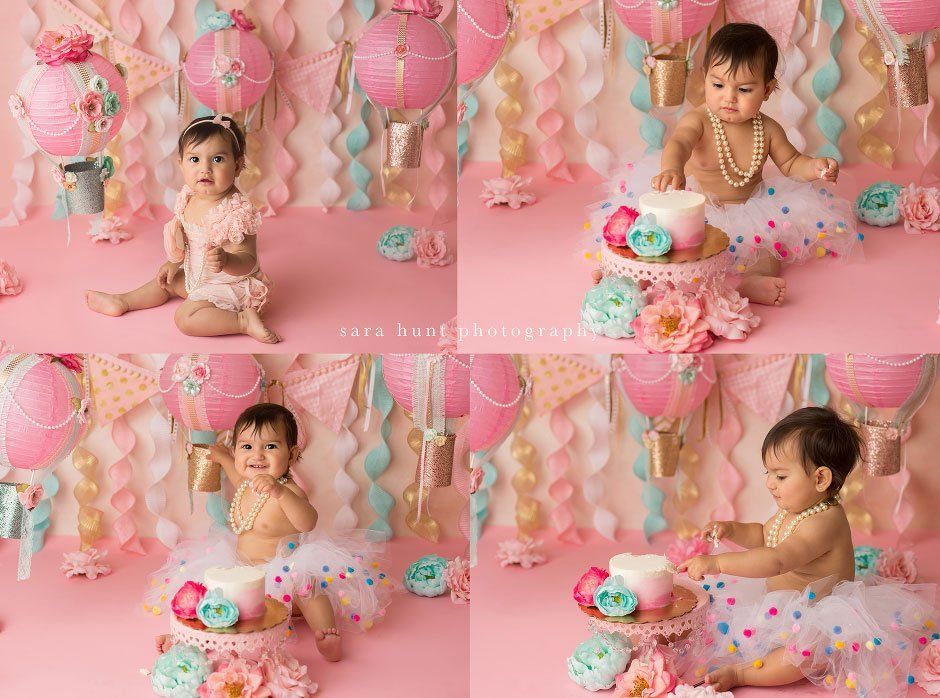 Kid playing the cake — Pearland, TX — Sara Hunt Photography