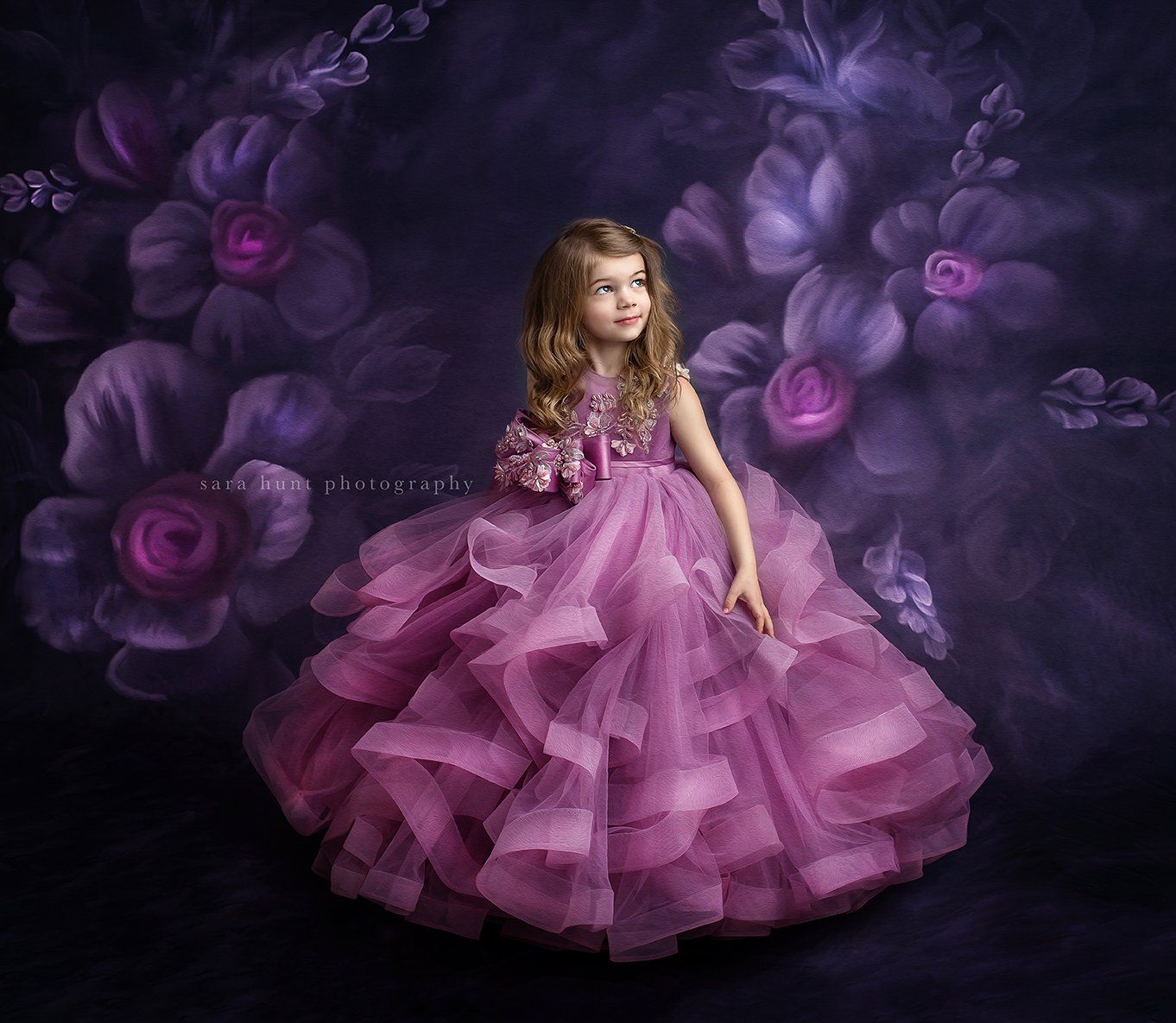 Girl in lavender gown — Pearland, TX — Sara Hunt Photography