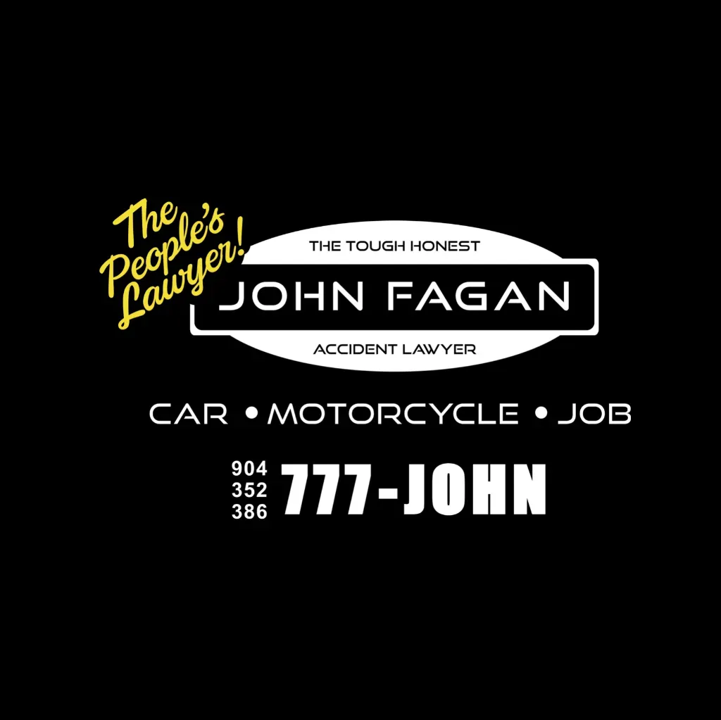 A logo for john fagan car motorcycle job