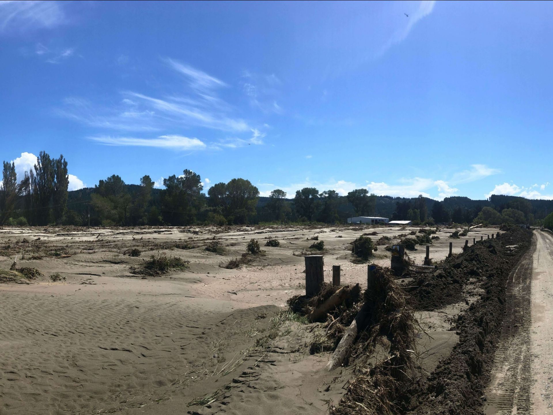 An image of Esk Valley following the 2023 cyclone